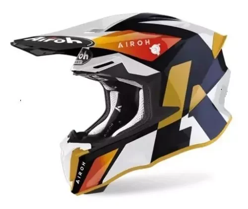 Capacete Airoh Twist 2.0 Lift Azur Branco Brilho - Spinelli Motos